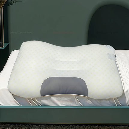 Cervical Orthopedic Neck Pillow for Better Sleep and Neck Support Soybean Fiber SPA Massage Pillow for Home Travel Relaxation