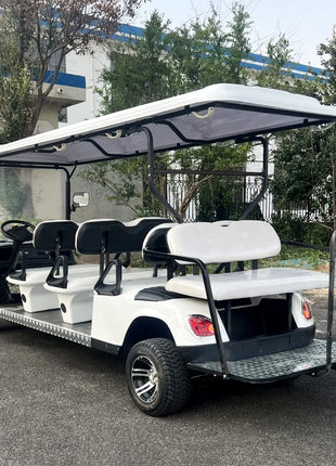 Electric Golf Cart 48V 60v 72v 4kw Electric Vehicles Golf Carts for Adults 8 Seat with Folding Seat Buggy Car - Riparo82