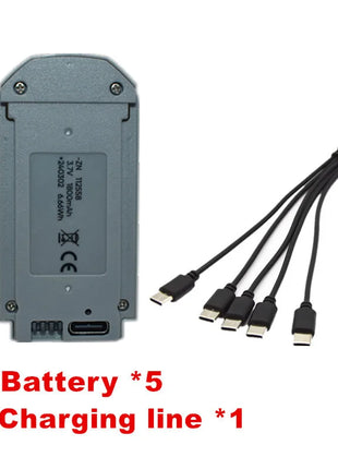 Drone GT3 RC ﻿ Batteria originale 3.7V 1800mAh per V66 Mini Drone Parti V66 CZ06 D16 Quadcopter Batteria/Caricabatterie adatta Accessori - riparo82