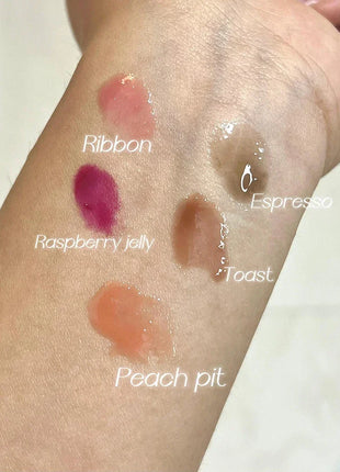 Brand NEW Rhode Fashion Color Lipstick Vanilla Portable Lip Gloss Holder Hot INS Lipstick Salted Caramel Lip Protect Glossy Oil - Riparo82