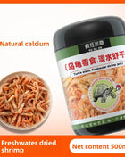 FKSC Turtle Food Mix - Freeze-Dried Shrimp/Mealworm/Fish & Chicken - Protein Rich Treat for Red-Ear Sliders & Aquatic Turtles - Riparo82