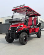 Energy Saving Effect of Manufacturer's 4+2 Seat Electric off-Road Vehicle, Four-Wheel Golf Cart    Truck with a trailer attached - Riparo82