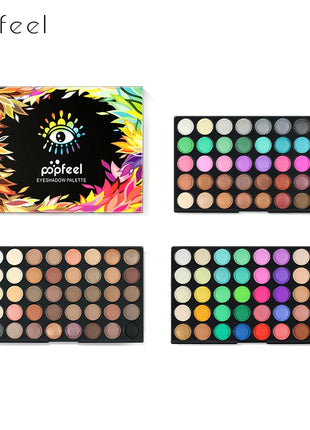 POPFEEL 120-Color 3-in-1 Eyeshadow Palette - Professional Multi-Color Eyeshadow Collection with Matte and Shimmer Shades. - Riparo82
