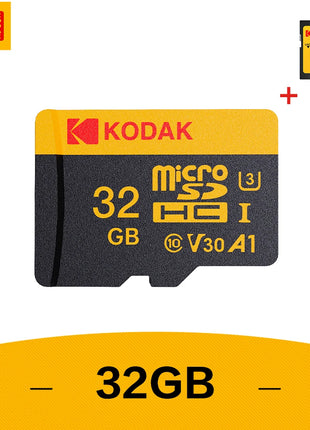 KODAK microsd 128 GB 32 GB 64 GB 256 GB A1 Micro SD Card SD TF Flash Card Scheda di memoria Classe 10 per telefono