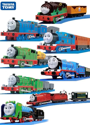 TAKARA TOMY Simulazione in lega pressofusa modello di auto Treno elettrico Pule Road Thomas Anne e Krabel pista Toy Gordon Set, giocattolo per ragazzi - riparo82