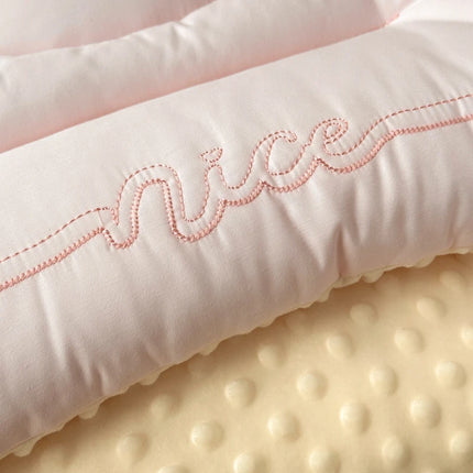 Comfortable Low Pillows for Parent and Child, Pure Cotton and Bean Velvet, Kids Adult Sleeping Pillows, 30x50 cm, 40x60, 48x74cm