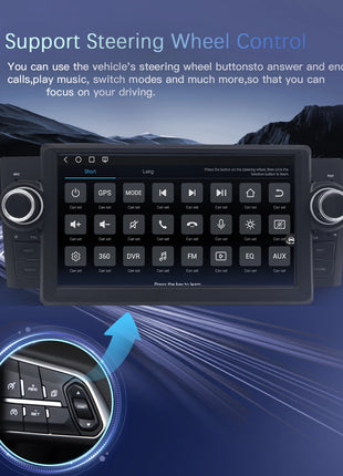 7"Wireless Carplay AutoRadio 2 din Android 14 For Fiat Grande Punto Linea 2009-2015 Multimedia Screen Audio GPS Navigation RDS - Riparo82