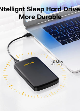 Kodak HDD portatile P150 Disco rigido esterno da 500 GB/1 TB HDD portatile per giochi di grandi dimensioni/foto/video/PS4/Swithch