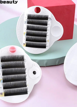 3 in 1 False Eyelashes Palette Stand Pad Pallet Bandage Lashes Holder Hand-worn Adjustable Lash Extension Supplies Makeup Tools - Riparo82