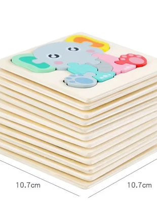 Set di puzzle in legno per bambini Montessori Giochi per bambini per bambini Giocattoli educativi e per l'intelligenza 1 2 3 4 anni - riparo82