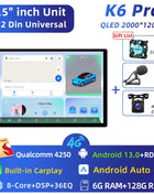 11.5 inch Car Radio GPS Androidauto Carplay For Tesla style For Nissan Hyundai KIA Toyota Honda Multimedia Player For 9/10 inch - Riparo82