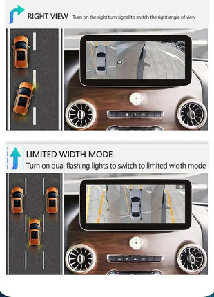 For Mazda 3 Axela 360 Panoramic System For Mazda CX-9 CX-5 CX-4 CX-7 Original Car Screen Upgrade 3D 1080P 360 Recording Cameras - Riparo82