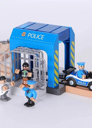 Tutti i tipi di binari del treno in legno Accessori Binari ferroviari in legno di faggio Ponte in legno Tunnel adatto per binari in legno Giocattoli per bambini - riparo82