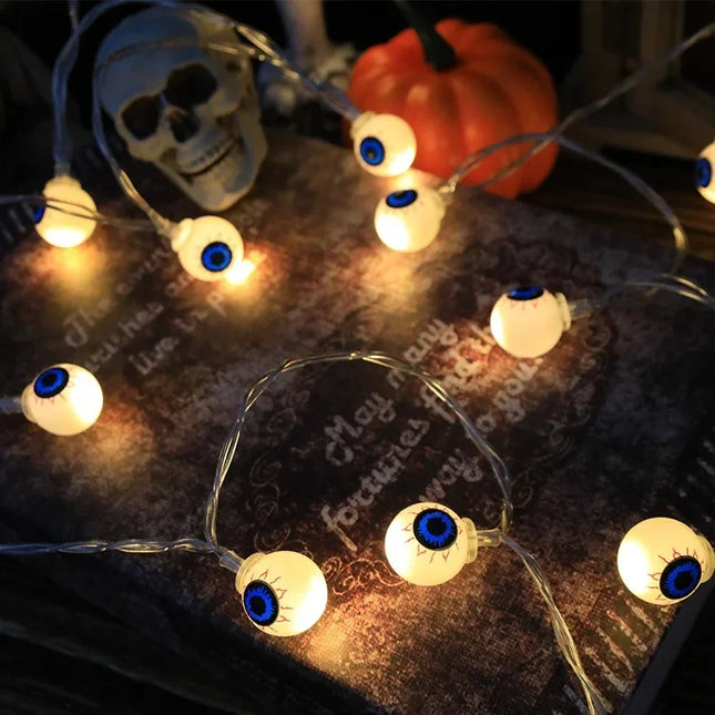 1pc Halloween String Lights Battery Powered Halloween Indoor Outdoor Lighting For Home Bedroom Birthday Party Theme Party