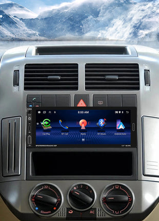 Podofo IPS 6.86''1Din Wireless Carplay Android Auto Car Radio Multimedia Video MP5 Player TouchScreen Universal Autoradio Stereo - Riparo82