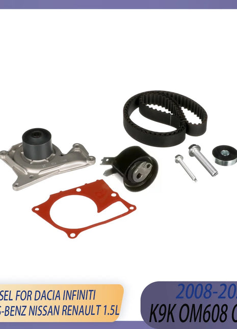 K9K OM608 OM607 Cinghia dentata del motore e kit pompa acqua adatto 1,5 L Diesel 08-24 per DACIA INFINITI MERCEDES-BENZ NISSAN RENAULT 1.5L