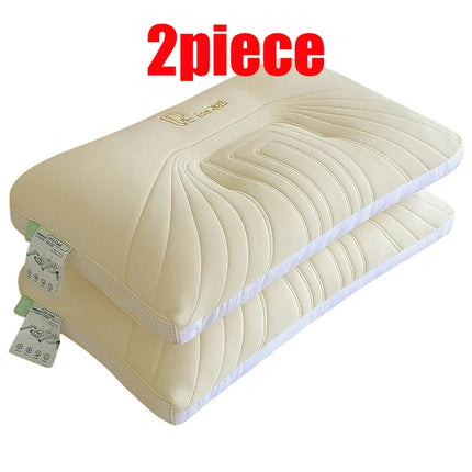 Four Season Ice Silk Soft Sleep High Pillow Supports Protects The Neck Used Side Sleeping Cotton Pillows For Bedrooms Offices