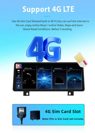 12.3"Wireless Carplay Android 14 Car Radio For BMW 1 Series F20 F21 2Series F23 2013-2016 NBT EVO Multimedia Player Stereo Audio - Riparo82