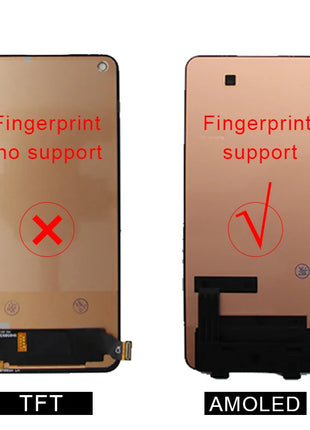 Display AMOLED Per Xiaomi Mi 11 Lite LCD M2101K9AG M2101K9 Touch Screen Digitizer Assembly Per Xiaomi Mi 11 Lite 5G Display LCD - riparo82