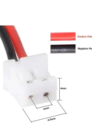 🐰 103450 3.7V 2000mAh Batteria ricaricabile ai polimeri di litio PH 2.0mm Spina a 2 pin per fotocamera Navigatore GPS Capacità MP5 - riparo82