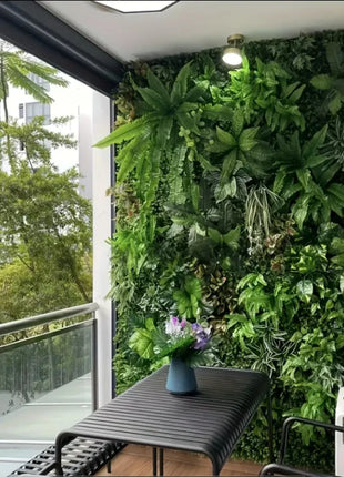 Artificial Plants Grass Wall Panel Boxwood Hedge for Indoor Outdoor Home Garden Vertical Decoration Fake Plant Grass Wedding