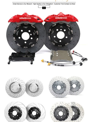 Kit disco freno in ceramica al carbonio per autoveicoli di alta qualità per Porsche Panamera, misurazione 420x40mm/440*40mm