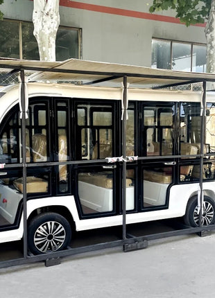 Factory Wholesale High Performance Electric City Bus Low Energy Consumption Outdoor Spacious 14 Seat Electric Sightseeing Bus - Riparo82