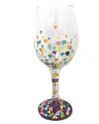 Bicchiere da vino con stampa natalizia Decorazioni natalizie Calice da vino rosso Disegno creativo a mano dipinto Home Party Festival Tazze Bar Set da vino - riparo82