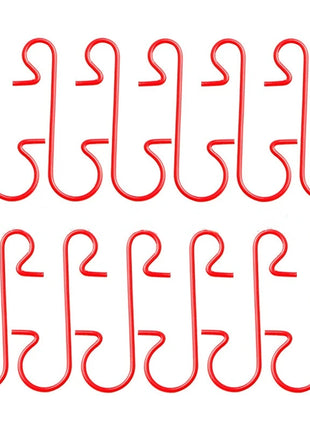 30/300 pezzi ganci in metallo a forma di S supporto albero di Natale palla pendente decorazioni appese per la casa Navidad Capodanno - riparo82