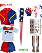 Costume Harley Quinn Carnevale 2026 - Set Completo Bambine con Giacca e Pantaloni