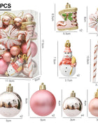 29/20 pezzi palline per albero di Natale ciondolo appeso bastoncino di zucchero pigna ornamento set decorazione della casa di Natale 2024 Navidad Capodanno - riparo82