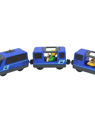 Locomotiva in legno Magnetic Electric Car Train Toys Fit Biro wood Diecast Slot Train Track Railway Educational Toys For Kids