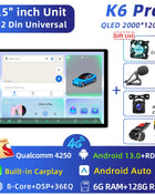 11.5 inch Car Radio GPS Androidauto Carplay For Tesla style For Nissan Hyundai KIA Toyota Honda Multimedia Player For 9/10 inch - Riparo82