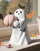 Halloween Cute Ghost Statue Creative  Crafts  Suitable For Party Scene   Home Living Room Bedroom Office Desktop Decoration ﻿ - Riparo82
