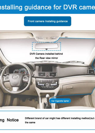 Dash Cam Smart Car DVR Camera Wifi APP Voice Control Dashcam 1080P HD Night Vision Car Camera Video Recorder G-sensor dash cam - Riparo82