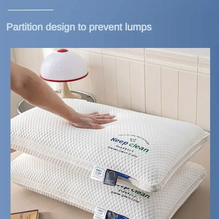 Neck Pillow Help Sleep And Protect The Neck Cervical Orthopedic Household Soybean Fiber SPA Massage Pillow For Sleeping New