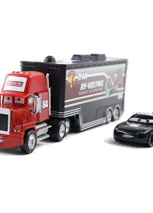 Auto 2 Mack Truck Pixar auto da corsa Lightning McQueen Jackson Storm mini Car 1 3 collezione Pressofuso Giocattolo in metallo Regalo per il regalo del capretto - riparo82