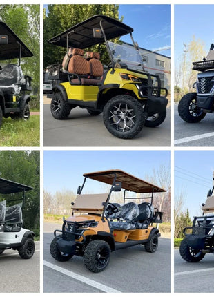 New Model Long Range Lithium Battery Powered Electric Off-Road Adults Scooter 4 Seater Cheap Electric Golf Cart Rapid Delivery - Riparo82