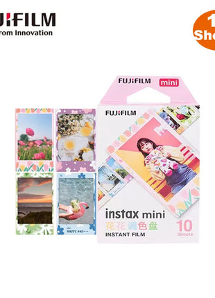 Fujifilm Instax Mini Pellicola Bordo Bianco/Pellicole a Colori 10-100 Fogli di Carta Fotografica per Fuji Instax Camera Mini 12/8/11/25/50/90/Link/Evo