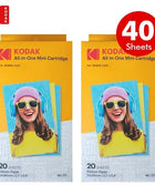 Cartucce di carta classiche KODAK All-in-One C210 Set levazione 4Pass Stampa Tchnologia 20 40 50 100 Pacchetto stampante fotografica Inchiostro