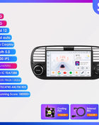Hizpo 7 Inch 8 Core Car Radio Stereo for FIAT 500 2007-2015 GPS 2din Autoradio CarPlay Android 13 Auto Navigation Head Unit Wifi