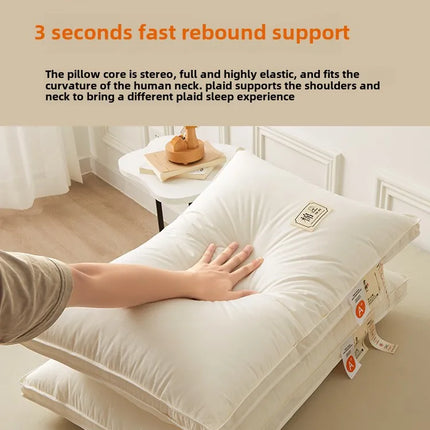 1pc Soft Filling Sleeping Pillows for Home Bed Almohadas Para Dormir High Quality Pillow 48x74cm Washable Neck Cushion