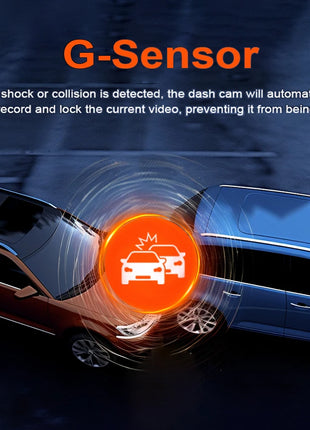Dash Cam 4K UHD for Car Camera Front Rear Dual Lens With GPS WiFi 24h Parking Mode Night Vision Car DVR Video Registrator - Riparo82