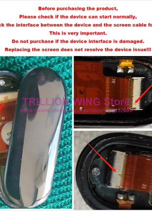 Per Xiaomi Mi Band 6 Smart Bracciale Display LCD Touch Screen Repair Sostituisci l'orologio AMOLED originale No NFC - riparo82