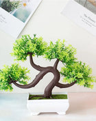 Artificial Plants Decoration Potted Bonsai Small Tree Pot Fake Plant Potted zen garden Ornaments Table Home Room Decoration