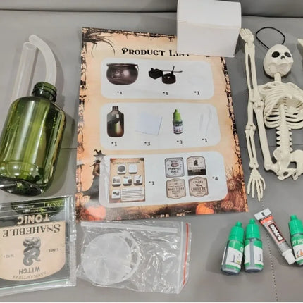 Halloween Decoration Room Decoration Magic Floating Bottle Wizard Bowl Diffuser Spooky Ghost Props Indoor Home Bar Decor