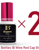 IBeauty Expert Glue For False Eyelashes Extensions Supplies Adhesive Wine Red Cap 5ml Korea Original Makeup Tools Lava Lash - Riparo82