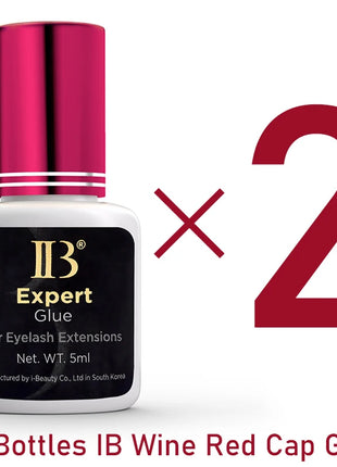 IBeauty Expert Glue For False Eyelashes Extensions Supplies Adhesive Wine Red Cap 5ml Korea Original Makeup Tools Lava Lash - Riparo82
