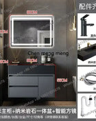 B567 Combinazione di mobili da bagno con cassetto lavabo integrato Rock Vanity Mobiletto da bagno intelligente Lavandino Lavabo Mobili