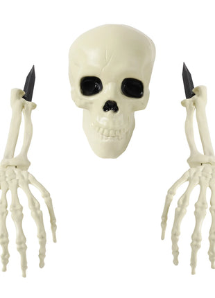 Halloween Decoration Skull Skeleton Horror Artificial Arm Outdoor Yard/garden Decorations Ghostface Hallowen Day of The Dead - Riparo82